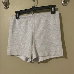 SKIMS Light Gray Athletic Shorts